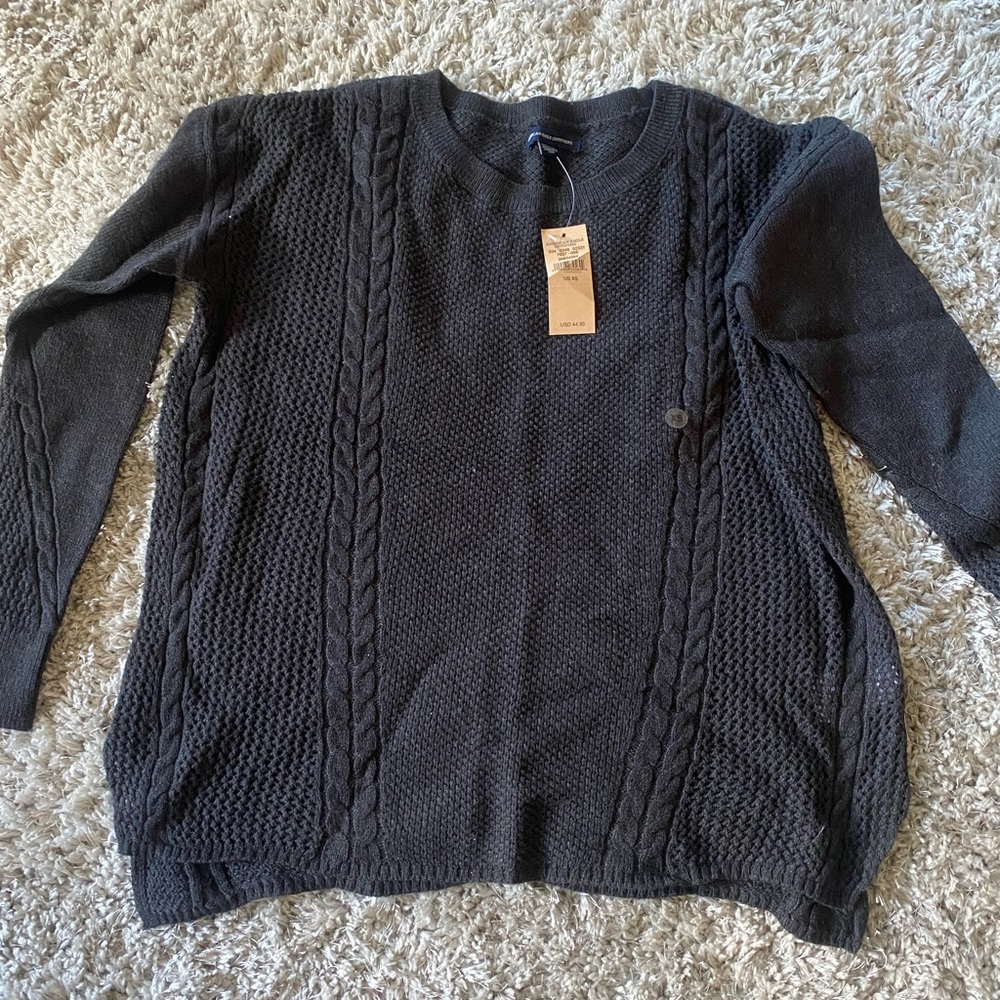 American Eagle Dark Grey Sweater XS BRAND NEW - Tags On.